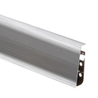 Listwa przypodłogowa Hi-Line Prestige Aluminium Szczotkowane PVC mat 2,5m Cezar