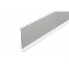 Aluminum skirting board, h = 80mm, 2.5m silver anode