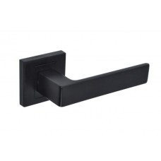 The INFINITY APOLLO KAO B00 door handle with a square rosette black
