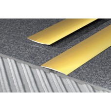 Listwa progowa ochronna owalna szeroka aluminium anoda LPO 80K 80mm na klej Srebro Złoto Szampan Cezar