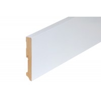 Listwa przypodłogowa MDF lakier 120x19mm 2,4m Biała Cezar