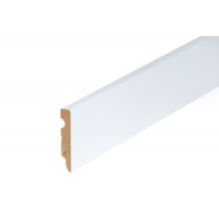 Listwa przypodłogowa MDF 80x15mm 2,2m Biała Cezar