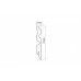 Skirting board MDF 115x14,5mm 2.2m White Cezar