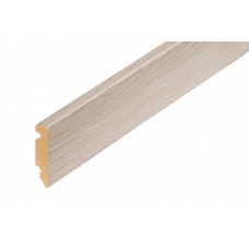 MDF skirting board wood veneer laminate 58x15mm 2,4m Oak Espresso  Cezar