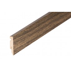 MDF skirting board wood veneer laminate 58x15mm 2,4m Oak Warehouse  Cezar