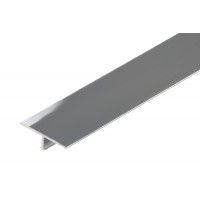 T-joint profile 14mm x 2500mm stainless steel Cezar